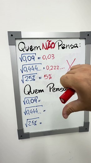 Como fazer raiz quadrada de número decimal ou porcentagem
