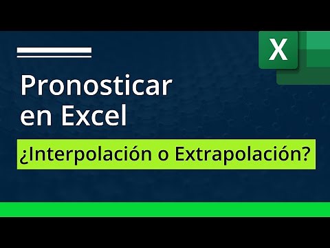 ¿Pronosticar en Excel con Interpolación o Extrapolación? ¿Estimar o Predecir?