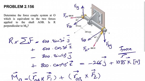 Problem 2.156 | Engineering Mechanics Statics | ENG-MCH ANSWERS