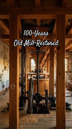 Old Flour Mill → Stunning Restoration #shorts #restoration #asmr