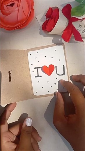 #shortvideo for love card craft ideas ❤️😍#diy #craft #art #cardcreations #viral