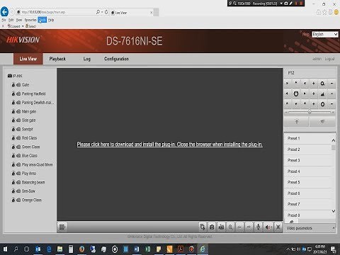 How to solve the "Please click here to download plug-in" on HikVision NVR.