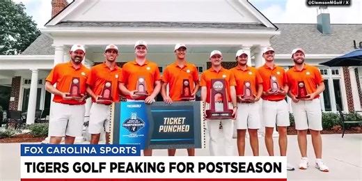 Clemson men’s golf continues surprisingly successful postseason