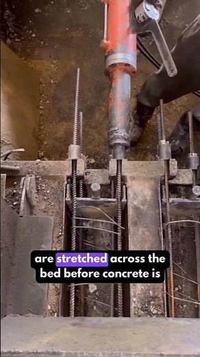 PRE TENSIONING OR RCC MEMBER/PRE TENSIONING POST TENSIONING