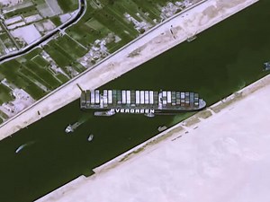 Obstruction du canal de Suez par un porte-conteneurs géant en 2021 | Lumni Enseignement