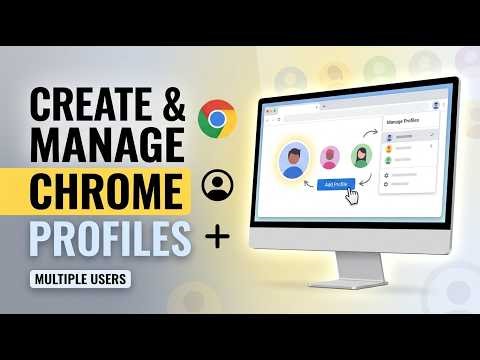 🌐 How to Create and Manage Profiles in Chrome Browser | 💻 Add and Manage Chrome Profiles Easily