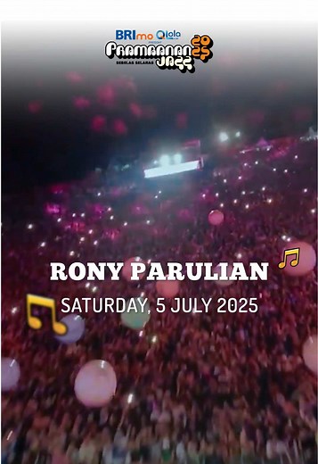 Siapa yang udah gak sabar buat ketemu mas Rony?☝️ #PrambananJazzFestival #PrambananJazz2025 #BRIPJF #QLola #AccessToSuccess #BrimoMudahSerbaBisa #infokonser #fypage