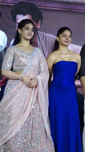 Actress #yashashreerao & #MeghanaSunil Stunning Visuals At Gurthukostunnayi Trailer Launch Event