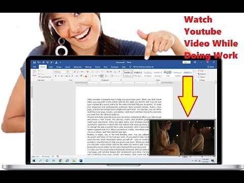 How to Watch Youtube Video Anywhere on Desktop Screen (Easy No App)