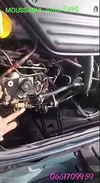 RÉPARATION D AVANCE INJECTION DE KANGOO D65 (électrovane d avance à l injection)