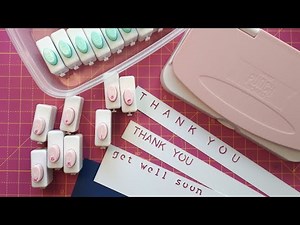 How to use the WE R MEMORY KEEPERS WORD PUNCH BOARD