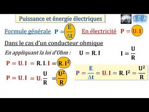 Puissance et énergie électriques