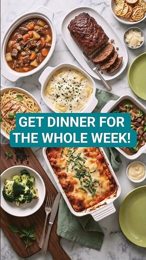 Dinner for the Whole Week… Already Handled 🍽️