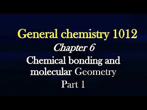 General chemistry[ 1012] chapter 6 part 1 for university freshman