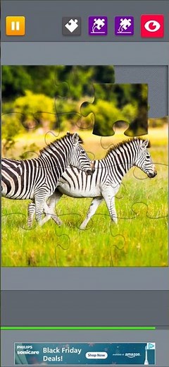 🦓 Zebra Jigsaw Puzzle