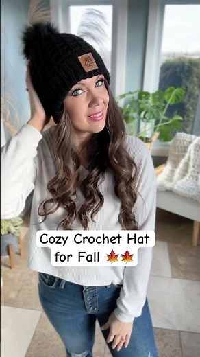Waffle Stitch Hat Crochet Pattern and video tutorial #wafflestitch #crochet #crochethat #crocheters