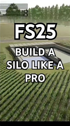 FS25 | Custom Silo build like a PRO! 😱#shorts #fs25