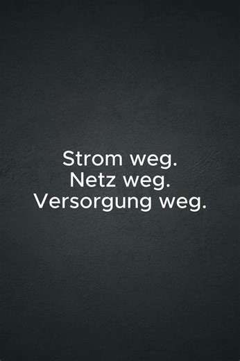 Wenn morgen alles ausfällt… bist du bereit? #blackout#krisenvorsorge#prepper#stromausfall#ernstfall