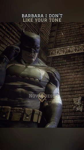 Barbara QUESTIONS Batman's Sanity & Calls Him KILLER #shorts #batman #arkhamcity #barbaragordon