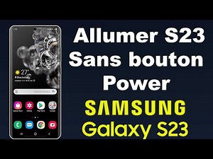 How to turn on a Samsung S23 without the power button