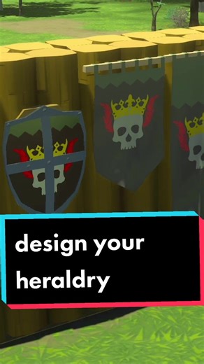 Design Your Heraldry in Going Medieval Game
