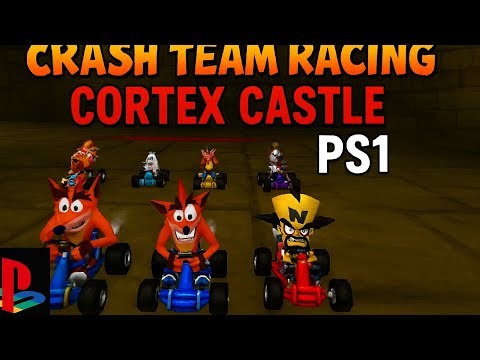 Crash Team Racing PS1 | Cortex Castle Gameplay (Classic Retro Kart Racing)