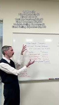 Managerial Accounting | Traditional vs. Contribution Income Statements w/ Justin Kilchenmann