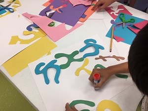 Art Lessons For Kids: Matisse Paper Cutouts