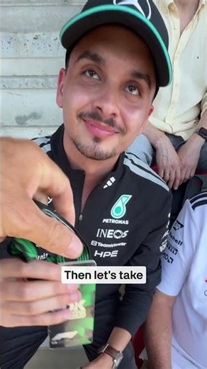 POV: When your seat gets upgraded at the Barcelona-Catalunya GP 🤩 #f1 #mercedesf1 #formula1