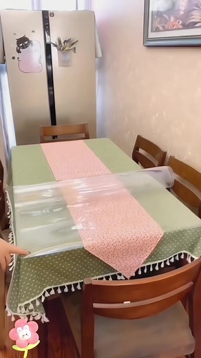 PVC transparent soft glass table mat, waterproof and oil-proof, no need to clean, non-slip when touching the table#Transparent table mat#table mat