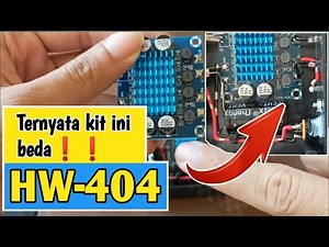 TPA3110 logo HW-404 and without logo are different ❗❗