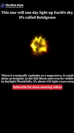 This Star Could Explode at Any Time… 💥⭐ #universe #cosmos #blackhole #starformation #galacticstars