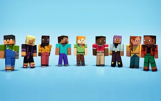 【官方宣传片】Minecraft 加入 7 种全新默认皮肤！11 月 29 日正式发布！