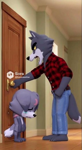 Eclipse gets spanked by dad