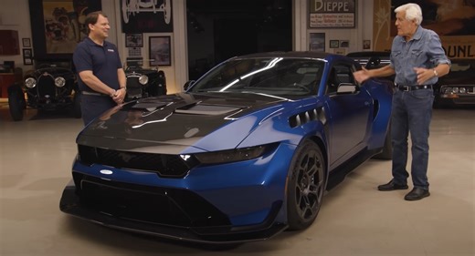 Ford CEO Jim Farley Delivers 2025 Ford Mustang GTD To Jay Leno: Video
