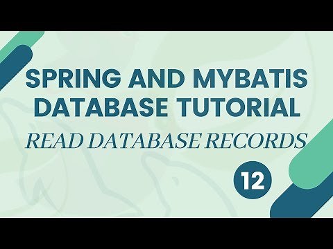 Spring MVC and MyBatis/iBatis Database Tutorial - Read database records - #12