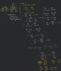 If three or more parallel lines are intersected by two transver... | Filo