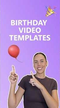 Create a personalized happy birthday video using Clipchamp video editor! 🎈