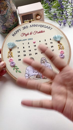 Throwback: Anniversary and baby embroidery part 9 💕 | stylar.embroidery