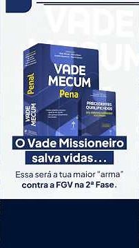 The Vade Mecum Penal is your greatest ally in the 2nd Phase of the 46th Exam!