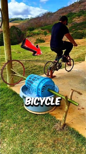 He Built an off-Grid washing machine from a BICYCLE! 🚲