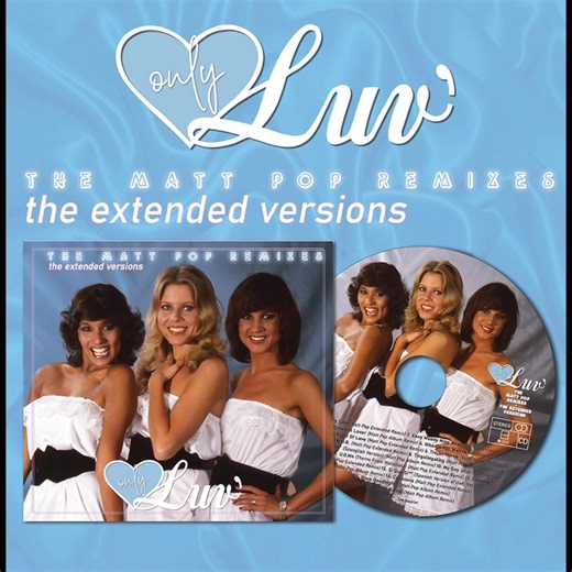 Luv' news! You asked, we listened: my extended Luv' remixes, previously only available on vinyl, will now be released on a limited edition CD! The cover photo was taken by German pop photographer Didi Zill, who delved into his archives to track down another unique, previously unused photo. The booklet will also differ slightly from the first pressing. René van Ooijen is once again responsible for the beautiful artwork. The new CD Only Luv' – The Matt Pop Remixes – The Extended Versions: * 16 tra