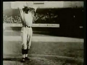 Walter Johnson Pitching Footage (No Sound)