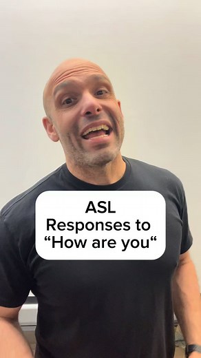 ASL Sign of the day: responses to HOW-ARE+YOU? #SignWithJP #ASL #signlanguage | Sign With JP | Facebook