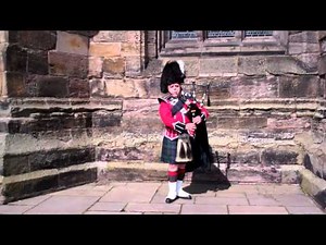 Wedding Piper St Andrews Fife Scotland