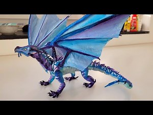 Making a Wings of fire dragon Seawing out of paper Tutorial