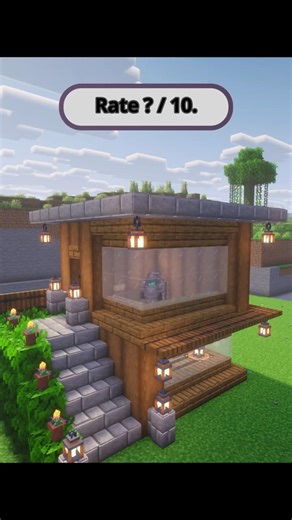 🏘️🔥Best Minecraft Starter House! #minecraft #easyhouse #minecraftbuilding #starterhome