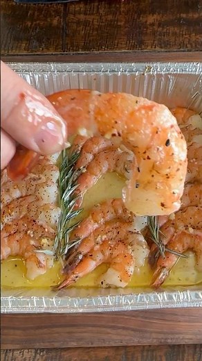Smoked buttery shrimp recipe 🍤