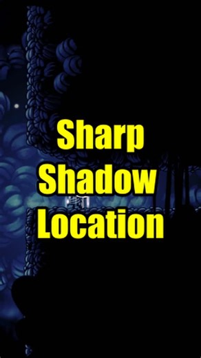 DaOBeeZY on Instagram: "Here’s how you get the sharp shadow charm located in deepest which helps greatly during your first hollow knight playthrough in prep for Silksong. #hollowknight #hollowknightsilksong #metroidvania #gaming"
