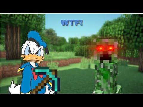 Creepers Killed Me!!:Donald Duck Plays Minecraft